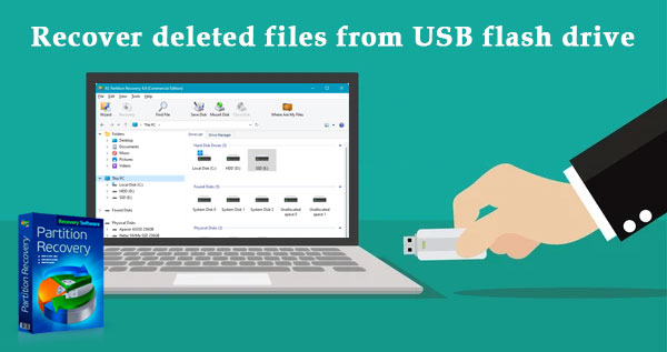 Recover deleted files from USB flash drive